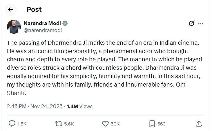 PM Modi also wrote