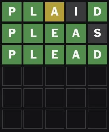 Wordle Answer for November 25 2025