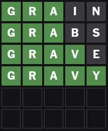 Wordle Answer for December 8, 2025