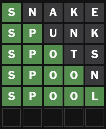 Wordle Answer for December 24, 2025