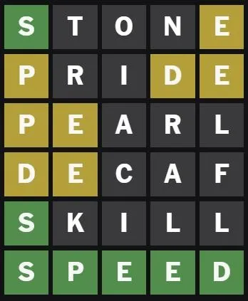 Wordle Answer for December 26, 2025