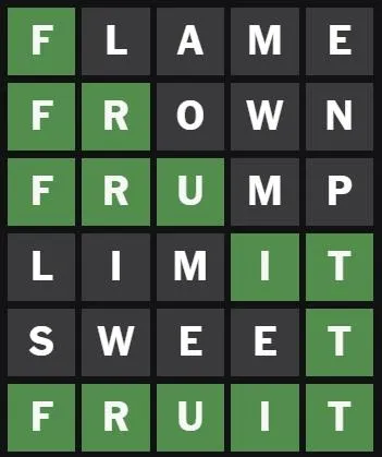 Wordle Answer for December 29, 2025