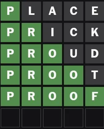 Wordle Answer for January 2, 2026