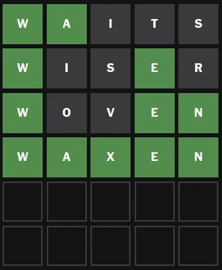 Wordle Answer for January 19 2026