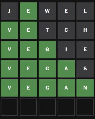 Wordle Answer for February 11, 2026