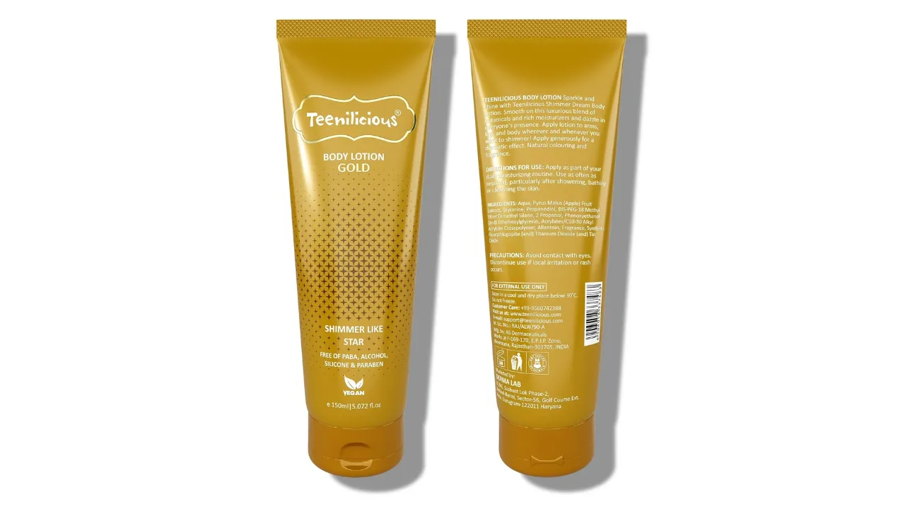 5 shimmer body lotion