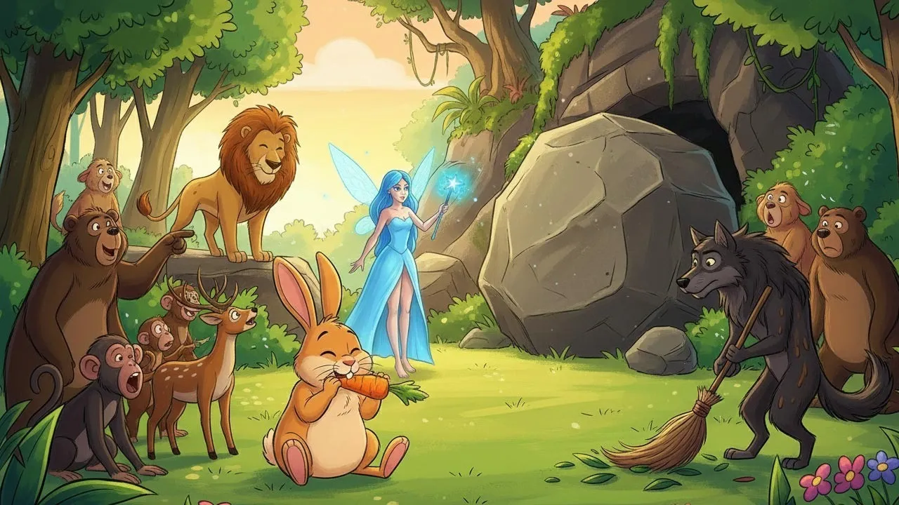 jungle-ki-kahani-bhediya-aur-sher-ki-dosti-4