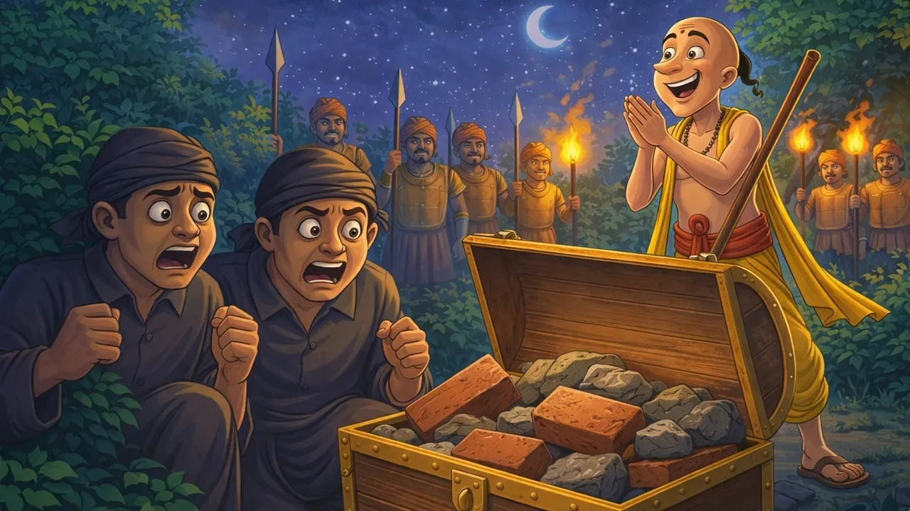 chatur-tenaliraman-funny-moral-story-hindi-2