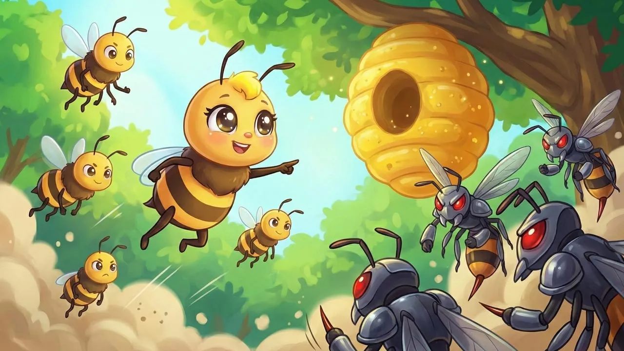 nanhi-madhumakhi-ki-bahaduri-jungle-kahani-2