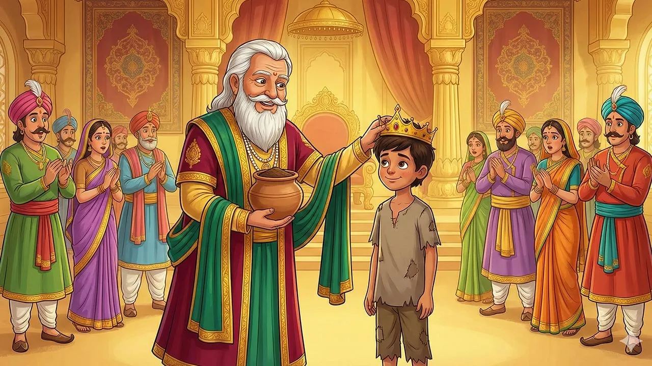 rank-se-raja-moral-story-hindi-kids-3