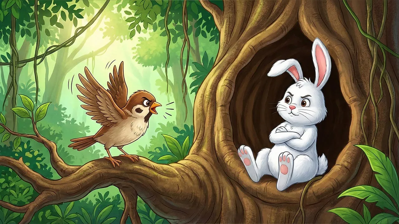 Chatur-Billi-Ghar-Ki-Ladai-dushman-ki-kamaai-Panchatantra-story