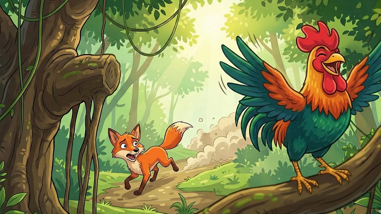 chalak-lomdi-aur-hoshiyar-murga-jungle-story-1