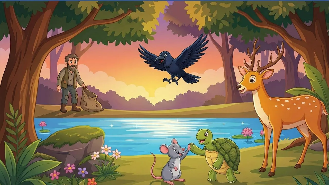 char-mitra-aur-ekta-ki-takat-hindi-story-3