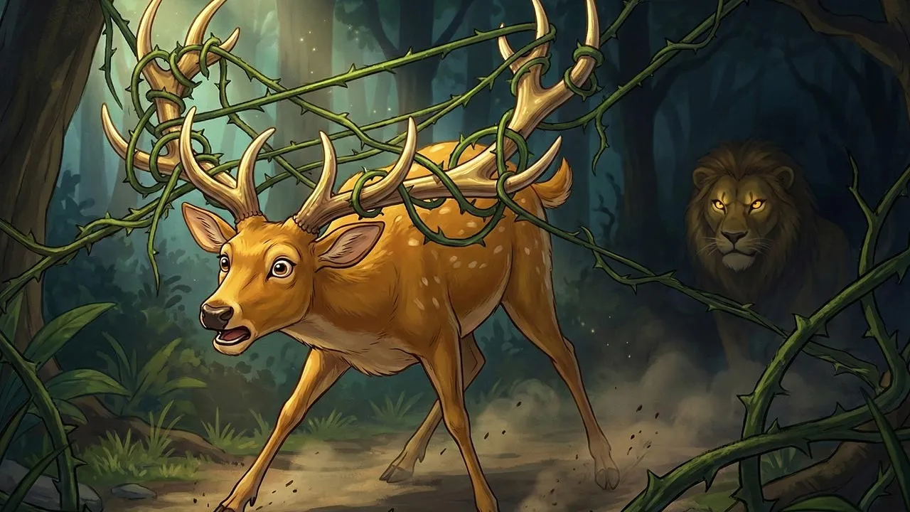 abhiman-ka-ant-barasingha-ki-kahani-jungle-story-2