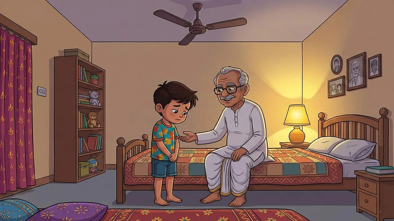 billu-ka-chakka-indoor-cricket-moral-story-hindi-2