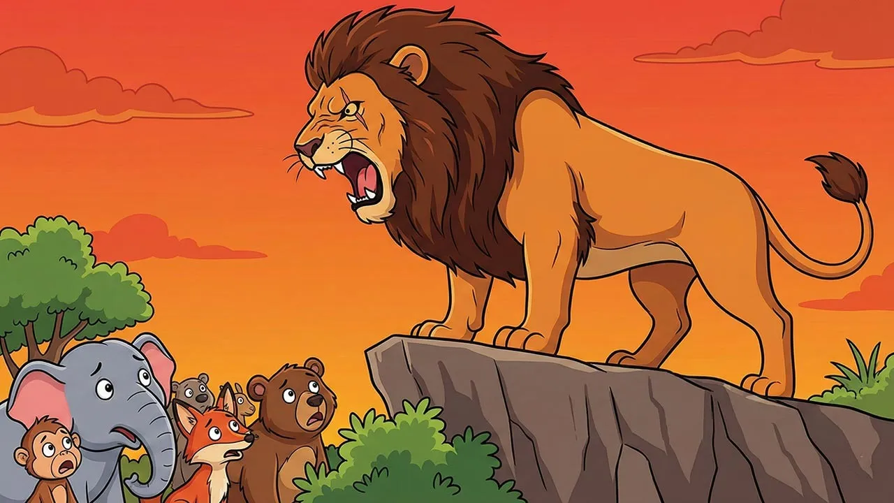 sher-ki-murkhta-aur-chiku-khargosh-hindi-story-2