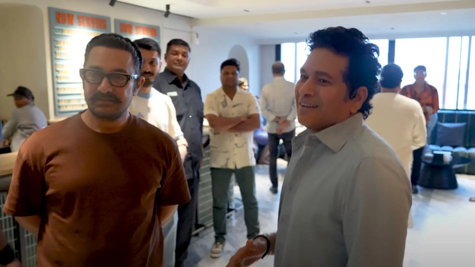 Sachin Tendulkar and aamir khan