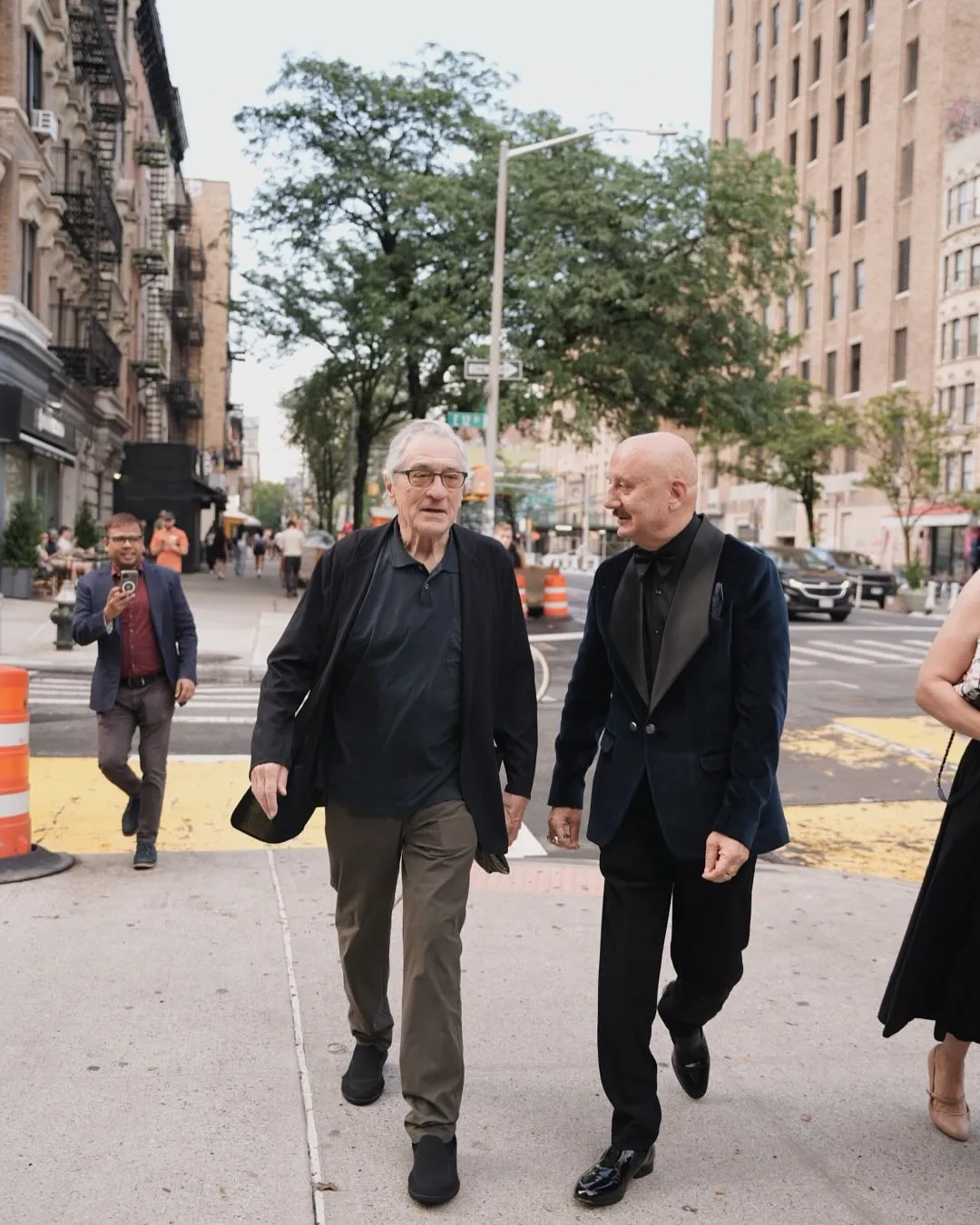 Anupam Kher and Robert De Niro