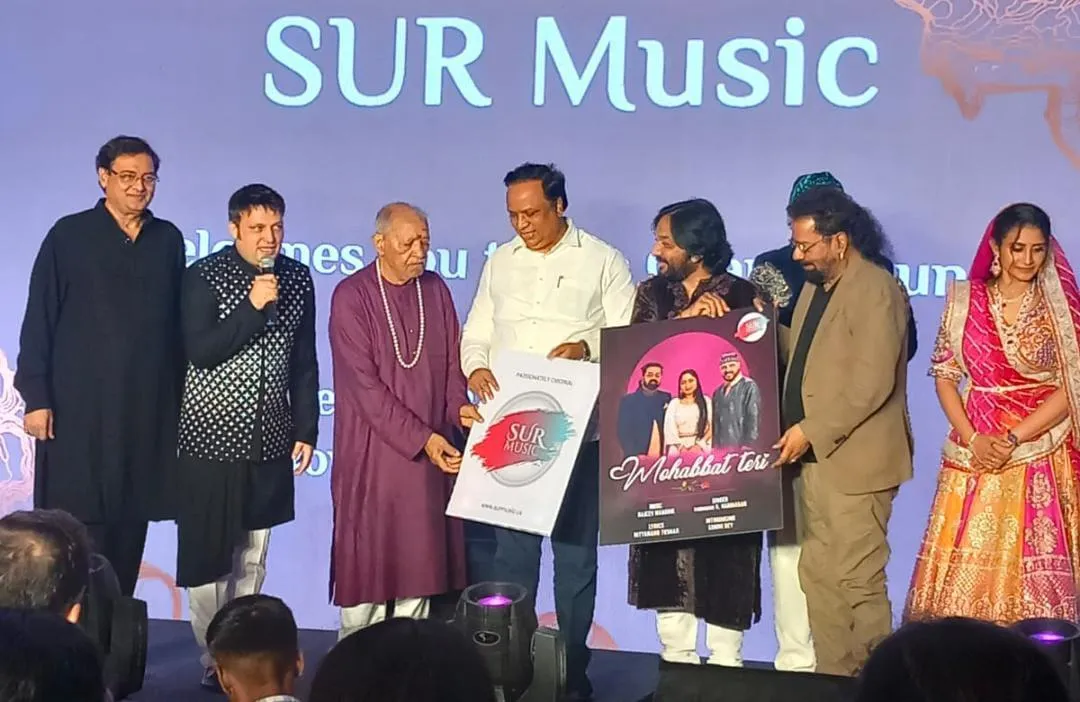 Grand launch of SUR label and music-video track Mohabbat Teri by legends and celebs