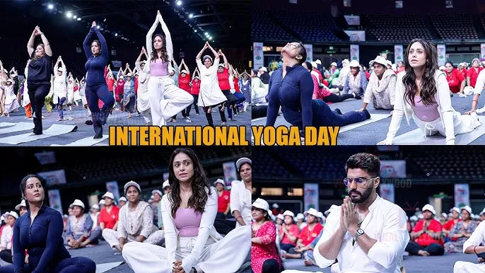 Nushrratt Bharuccha on International Yoga Day 2025 (2)