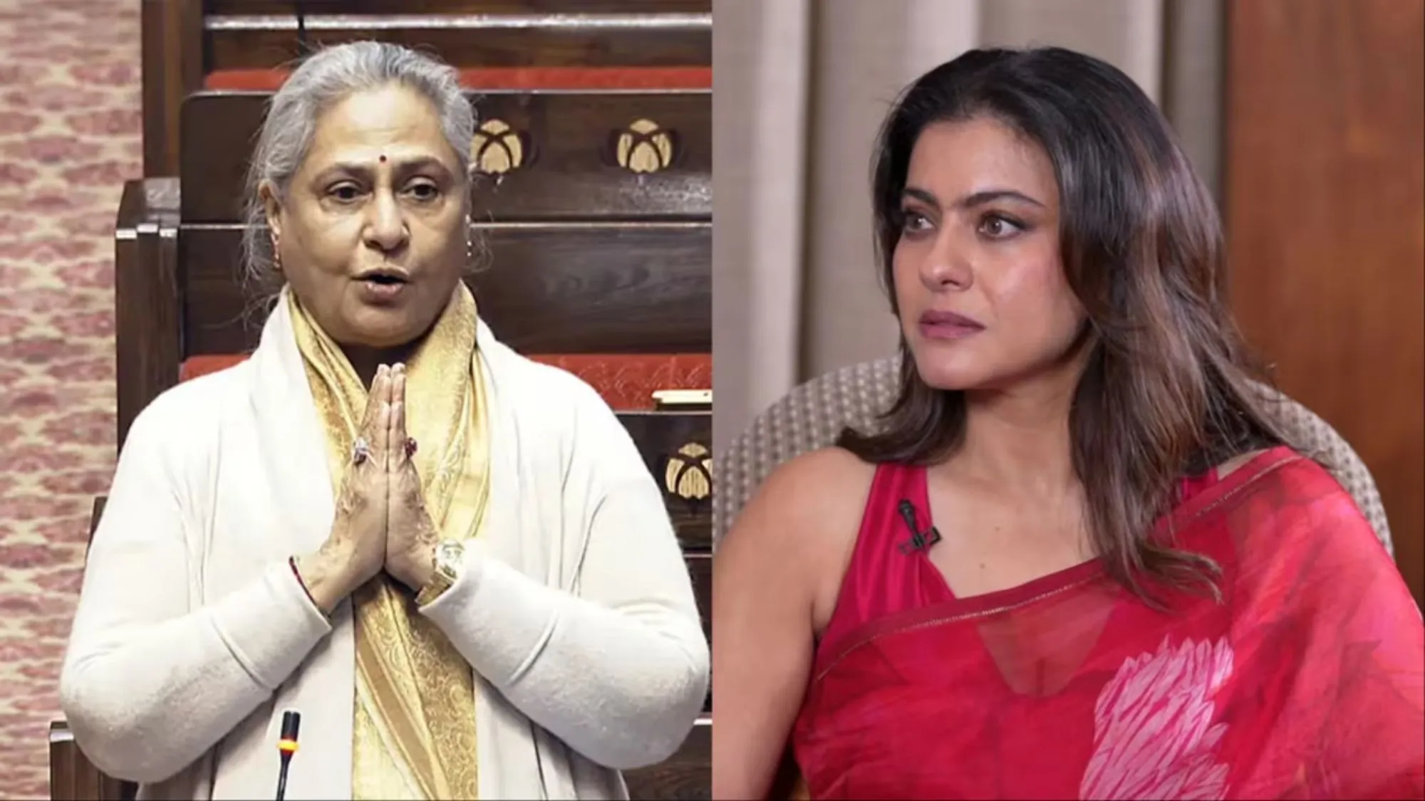 Kajol and Jaya Bachchan