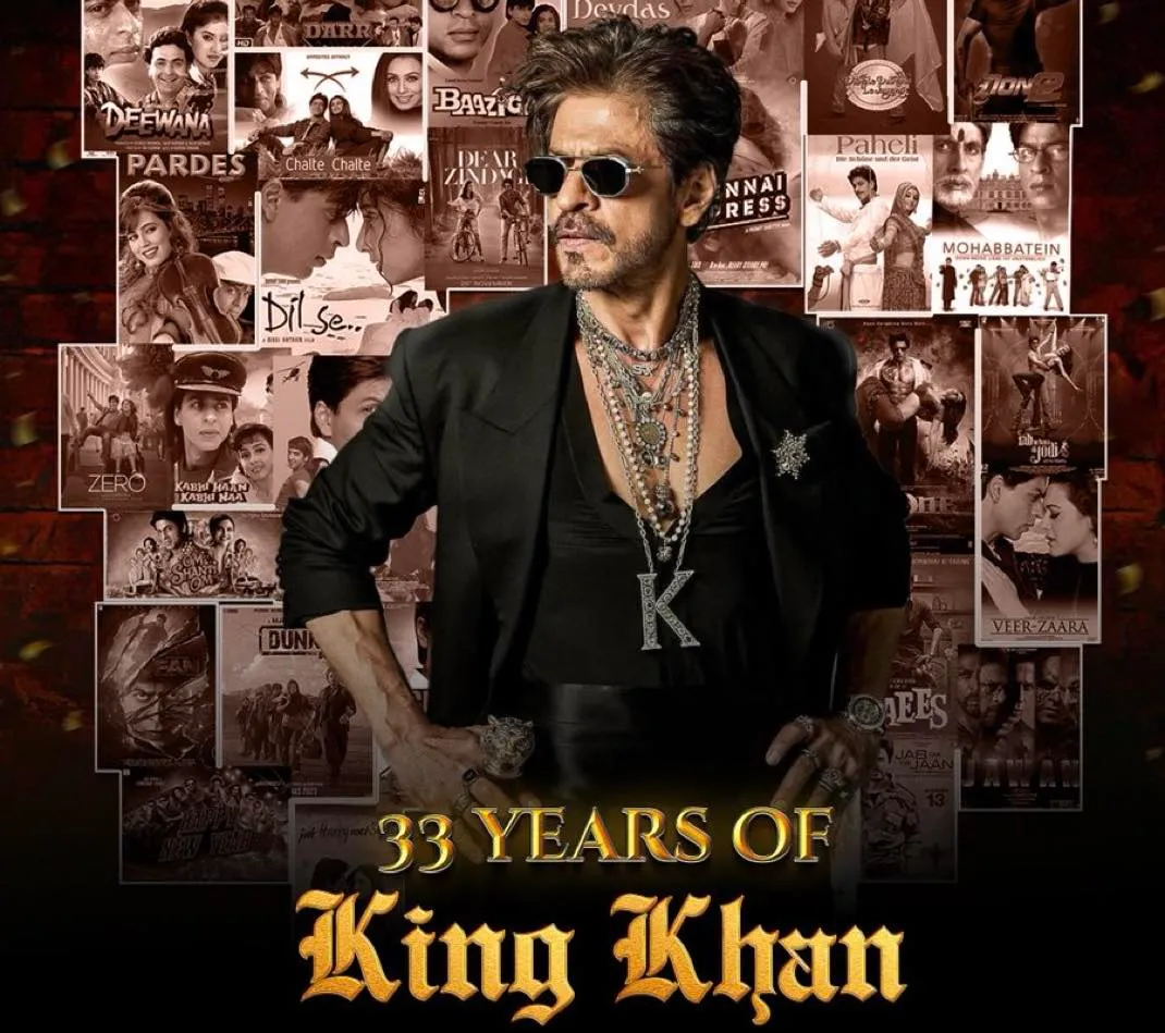 Shah Rukh Khan Completed 33 Year In Bollywood