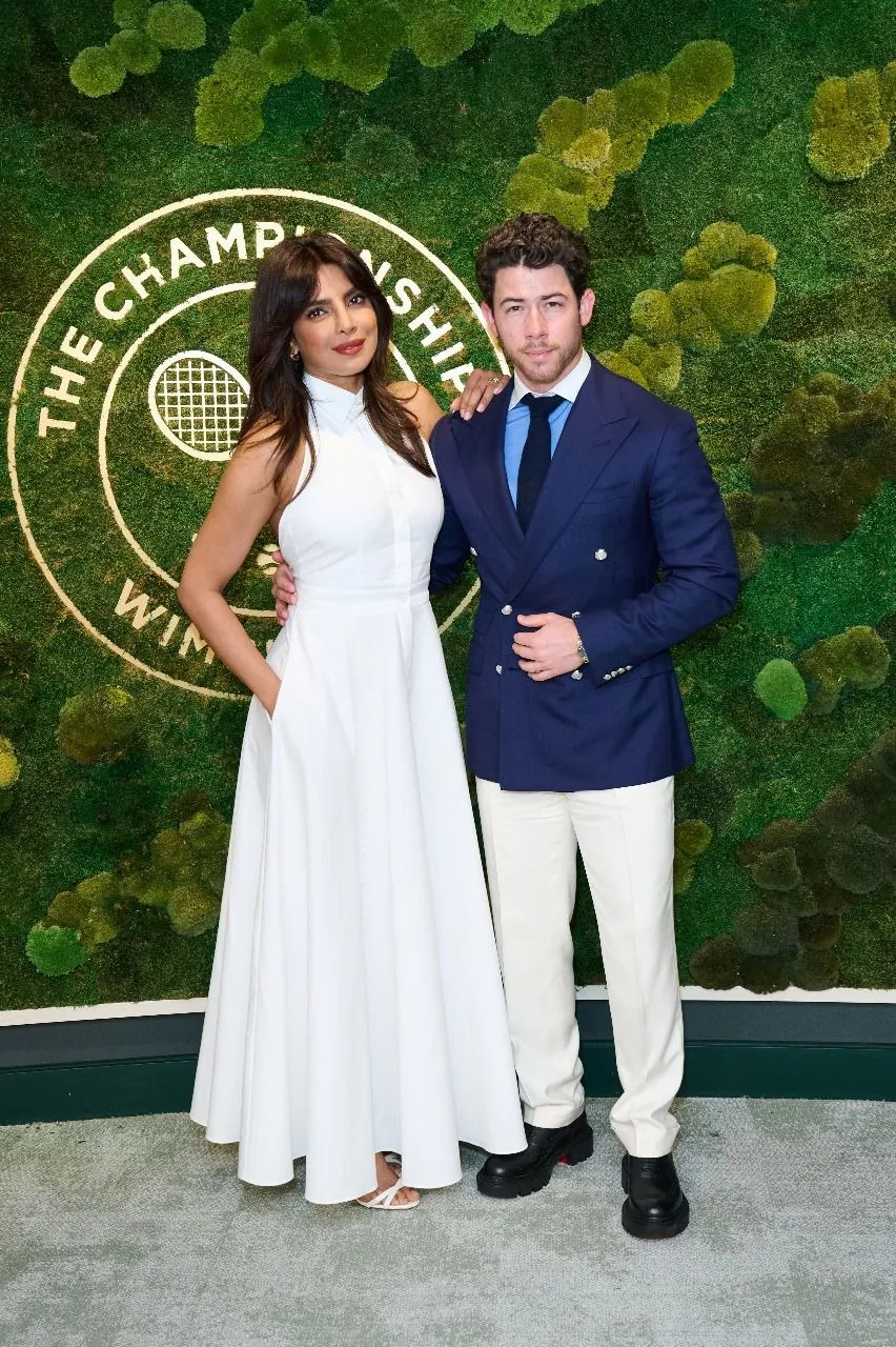Priyanka Chopra & Nick Jonas Serve Couplegoals, Star Power, and Style at Wimbledon 2025 (3)