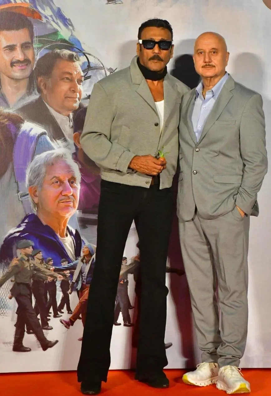 Tanvi The Great-- Jackie Shroff with Dir-Actor Anupam Kher