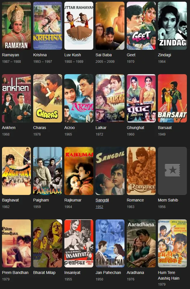 ramanand sagar movies and tv shows
