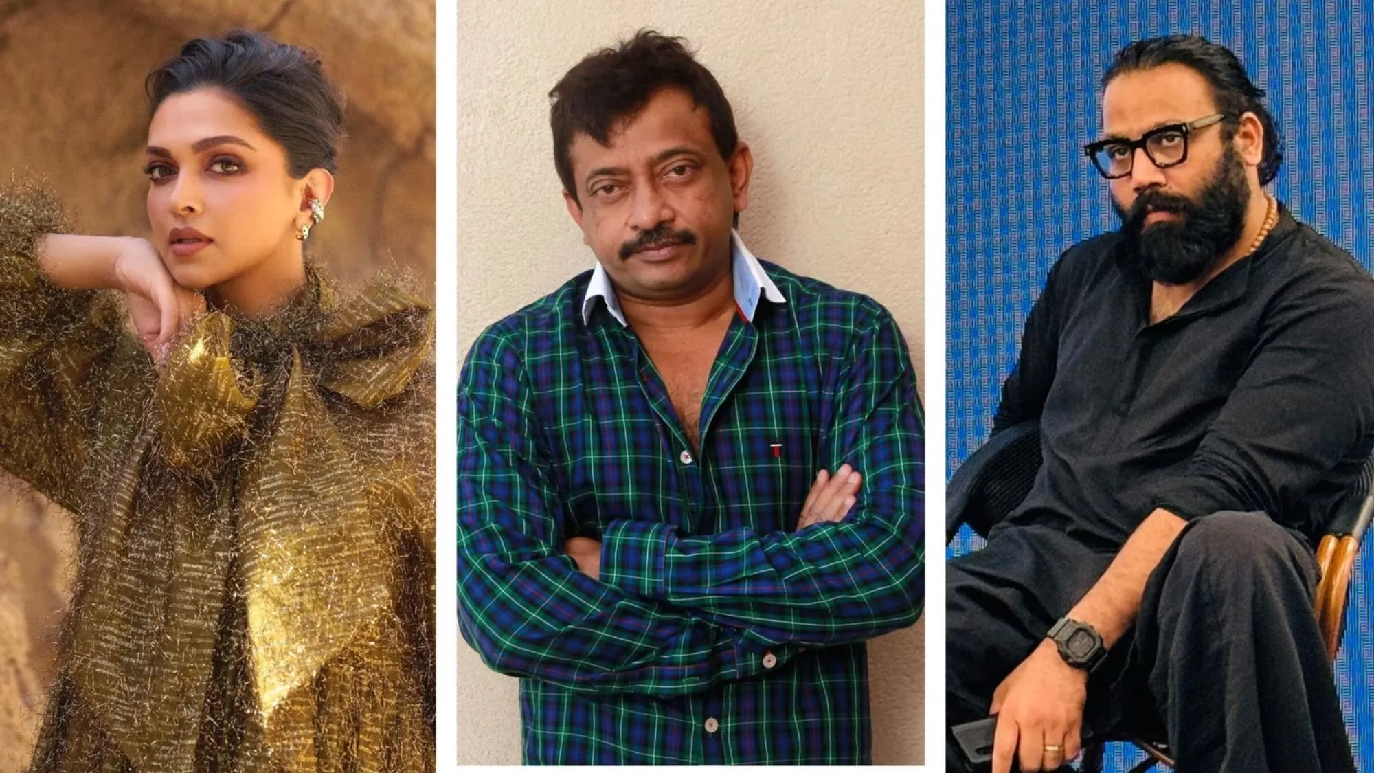 Ram Gopal Varma,Deepika Padukone and Sandeep Reddy Vanga