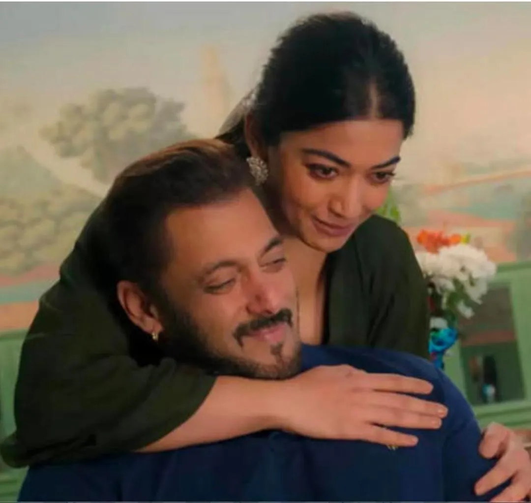 Salman Khan with Rashmika M