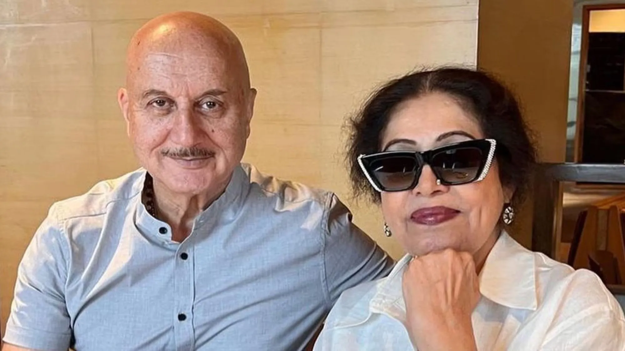 Anupam Kher and Kirron Kher