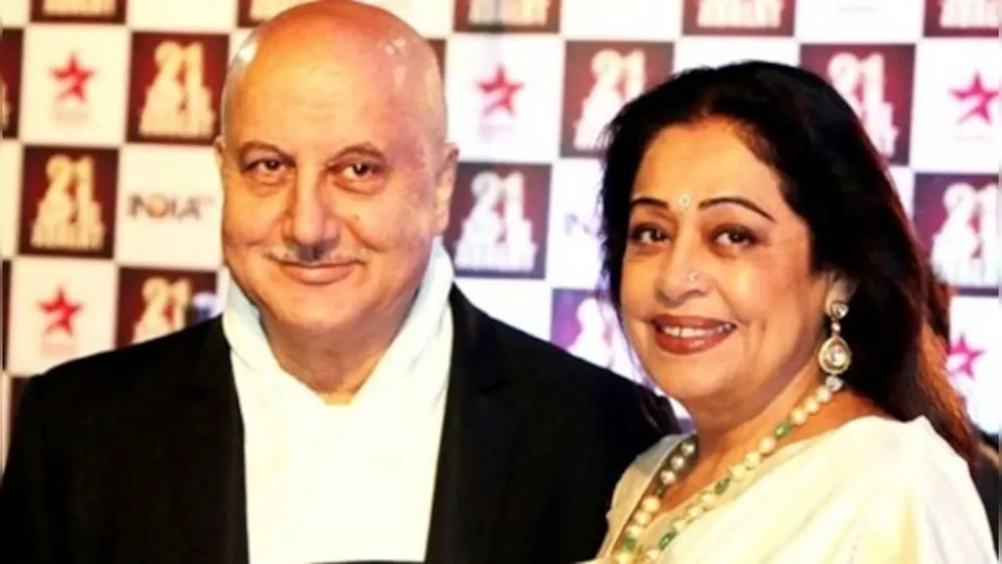 Anupam Kher and Kirron Kher