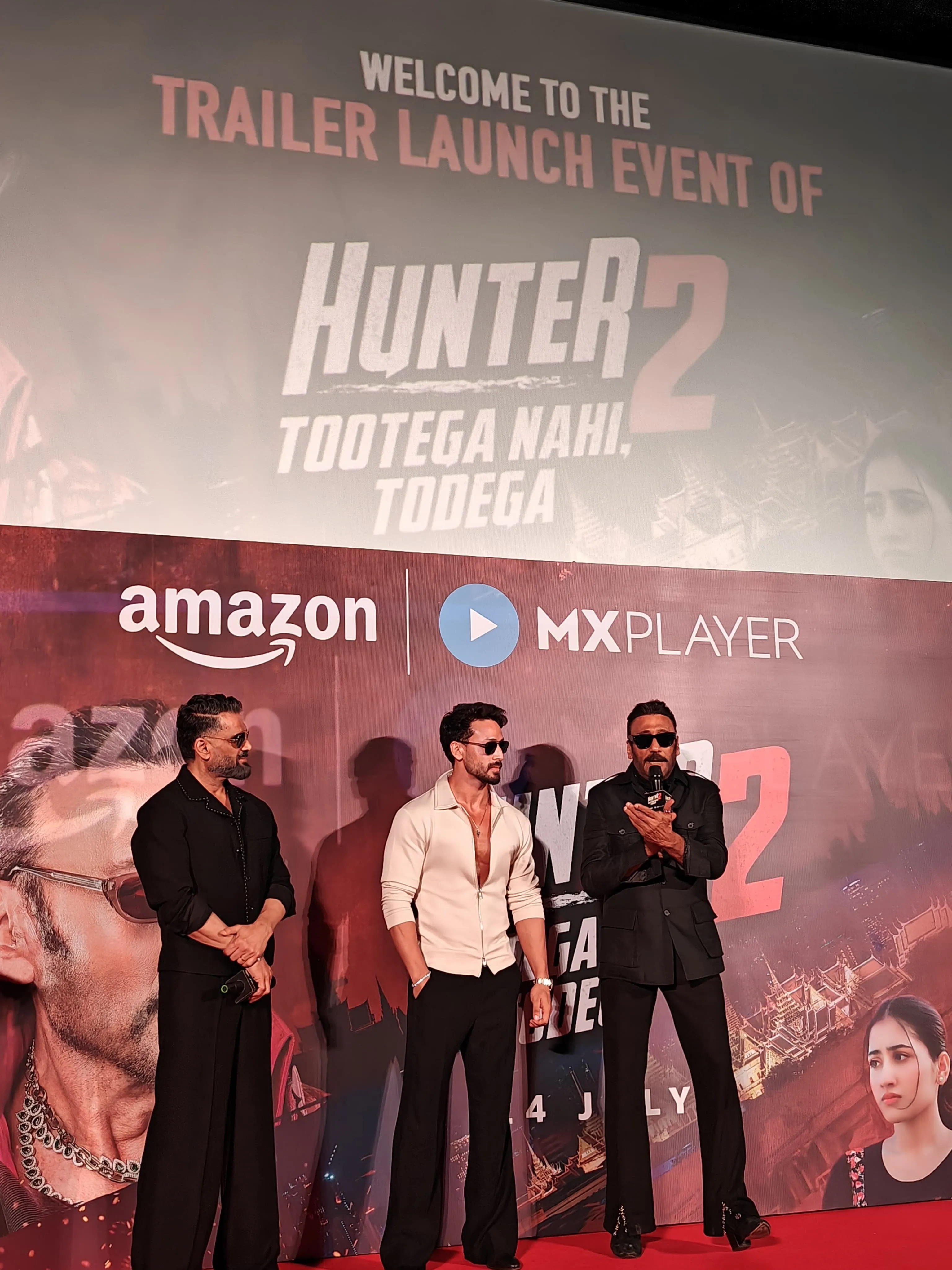 Tiger Shroff at Hunter S2 Trailer launch