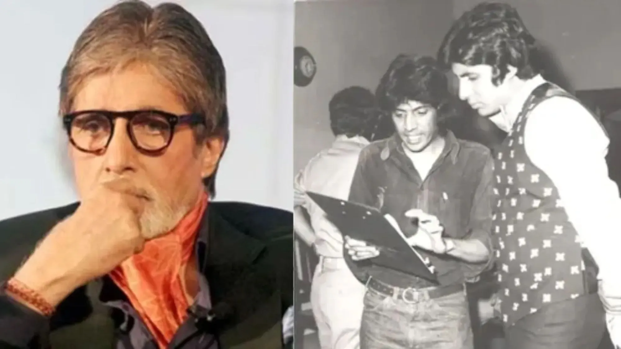 Chandra Barot and Amitabh Bachchan