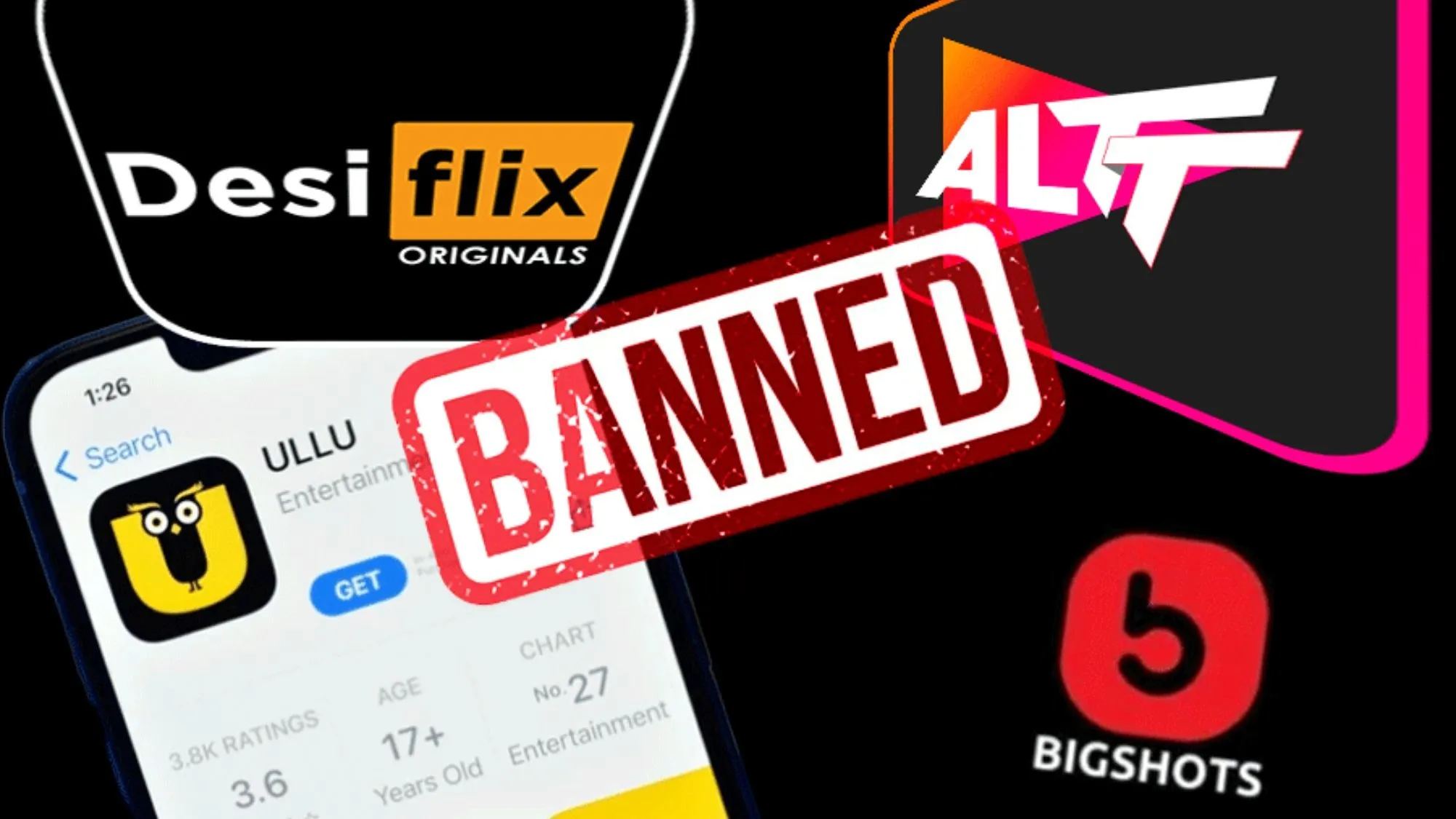 Government bans ULLU, ALTBalaji
