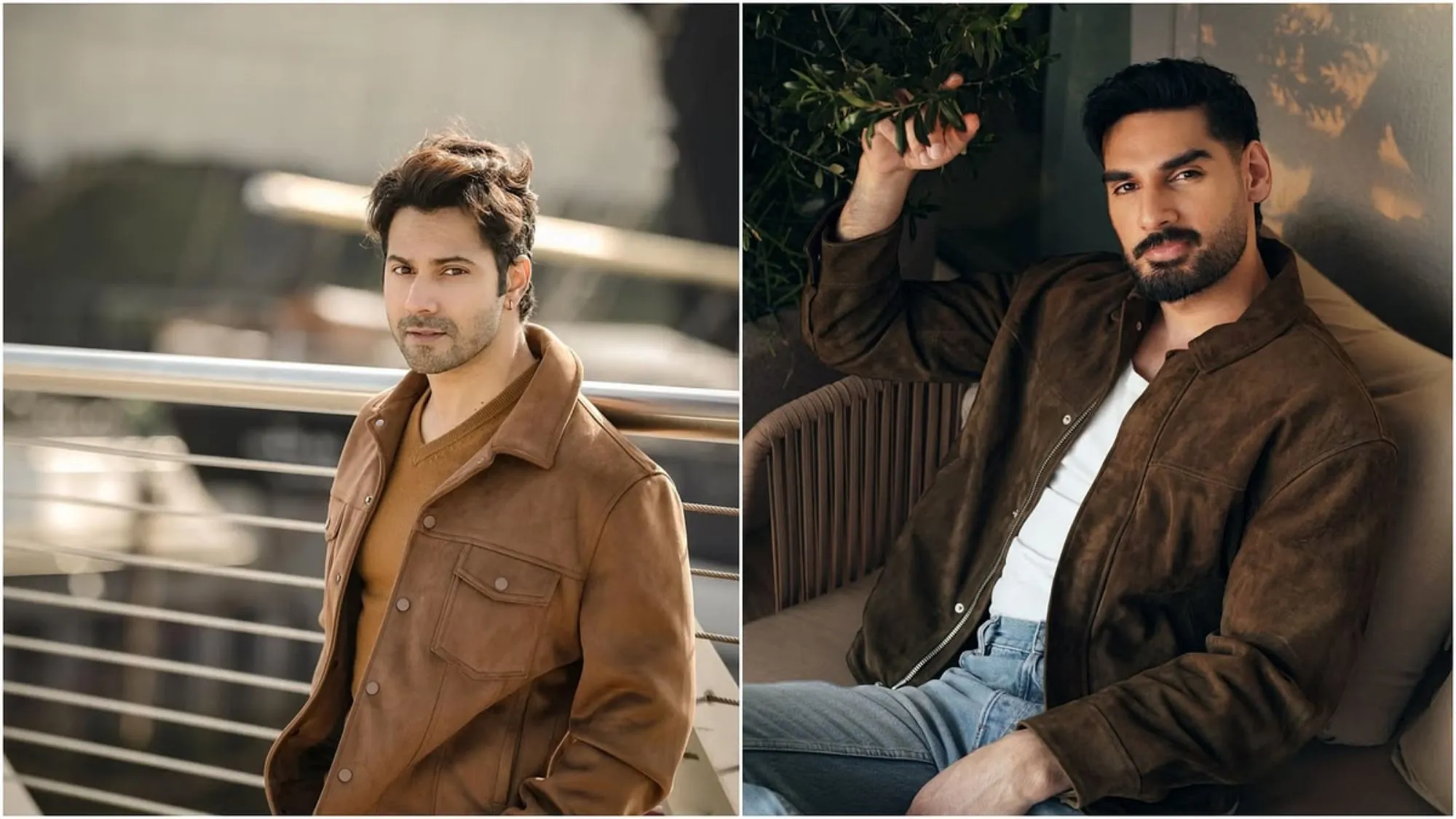 Ahan Shetty and Varun Dhawan
