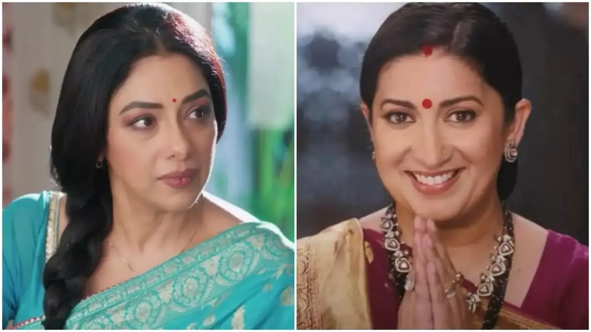 Rupali Ganguly and Smriti Irani