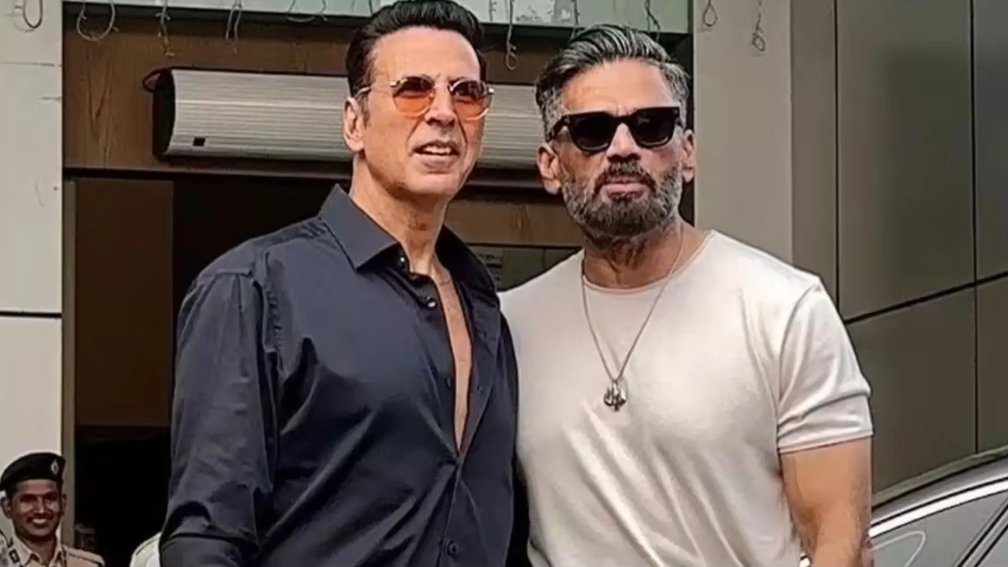 Suniel Shetty and Akshay Kumar