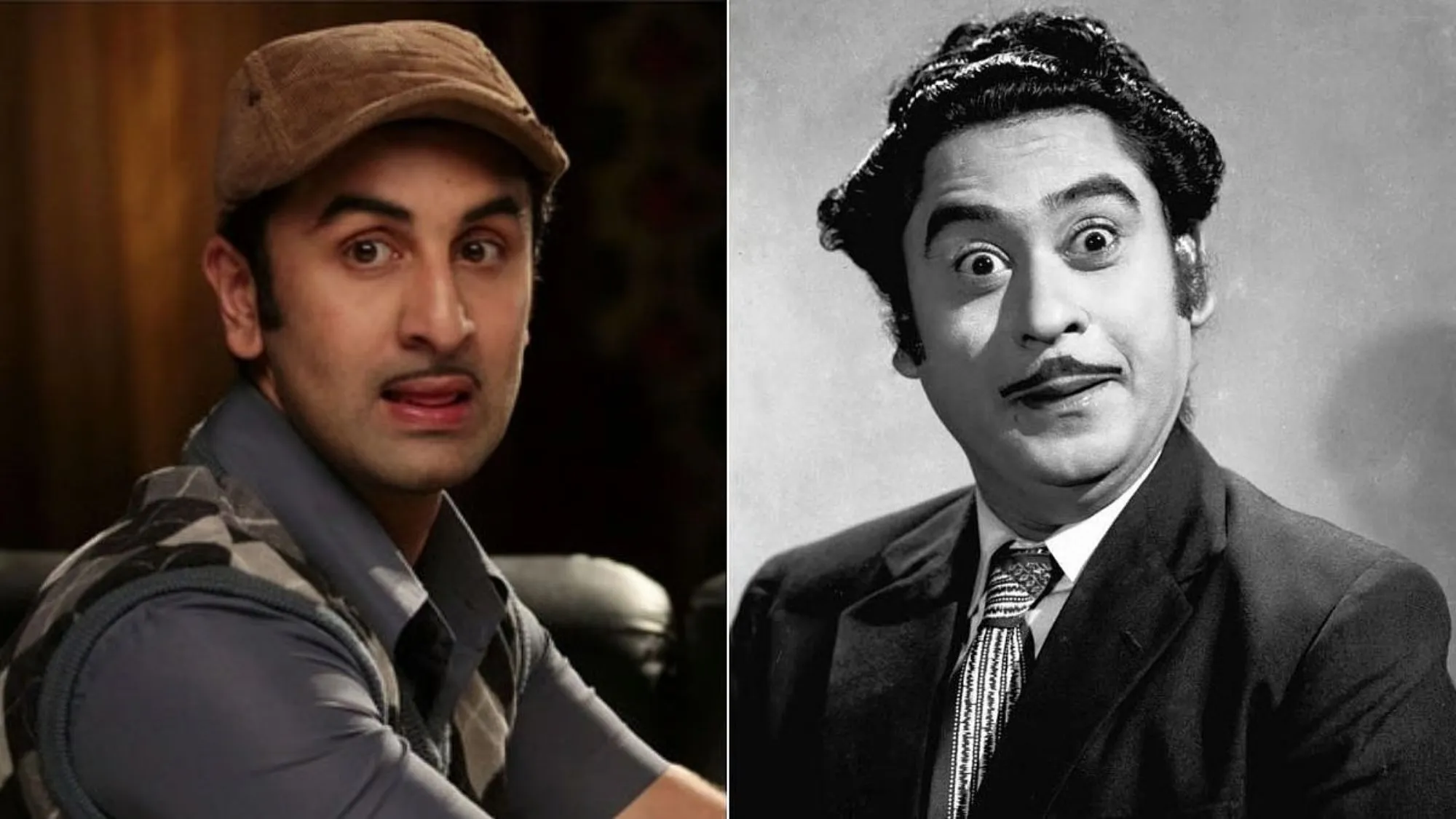 Ranbir Kapoor and Kishore Kumar