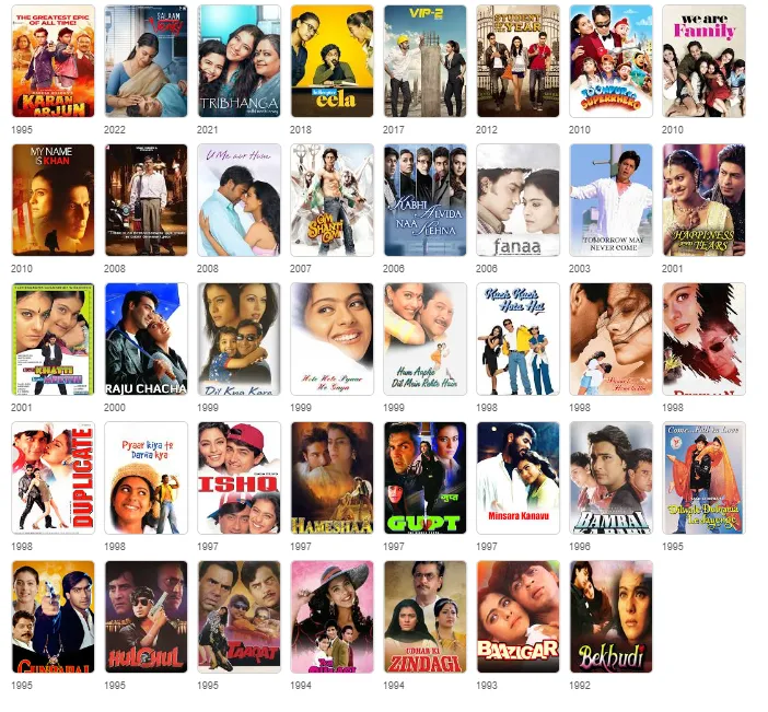 kajol films