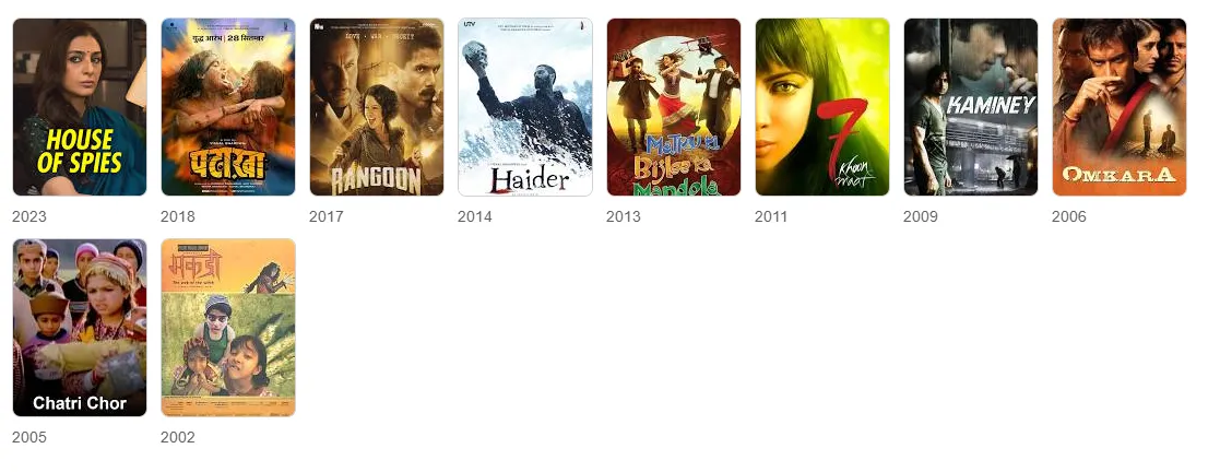vishal bhardwaj movies