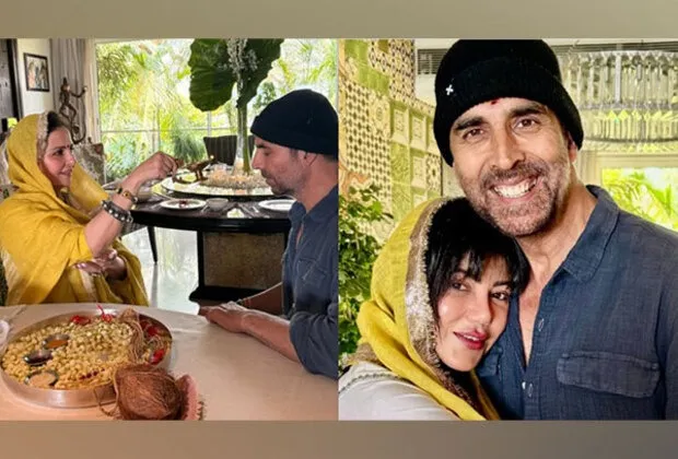 Akshay Kumar and his lovely sister Alka celebrated Rakhi festival