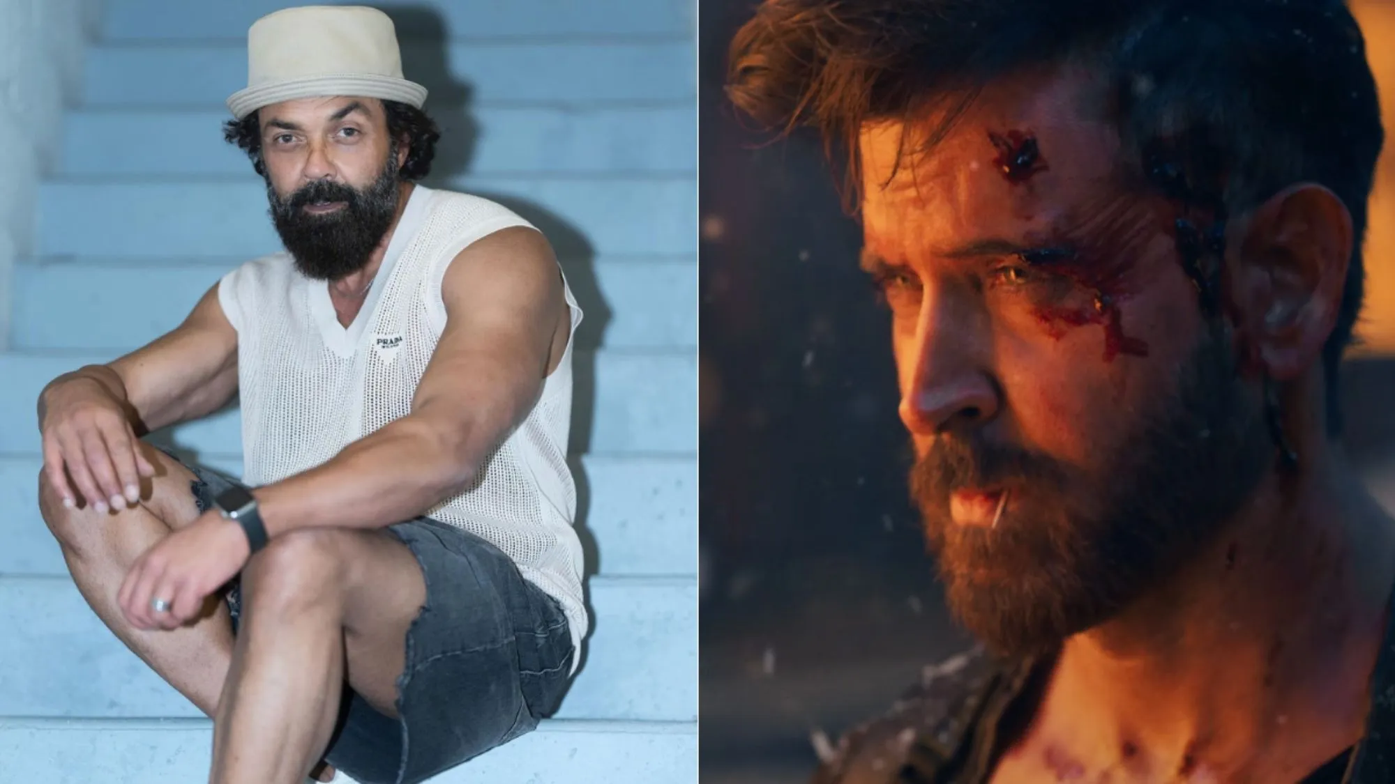 Bobby Deol and hritik roshan
