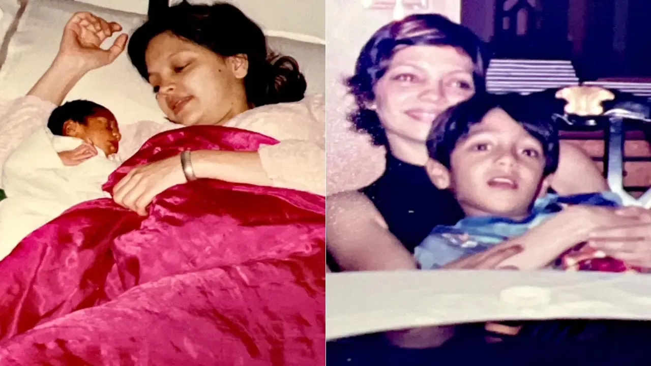 ahaan panday childhood pics