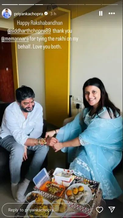 priyanka chopra on rakshabandhan