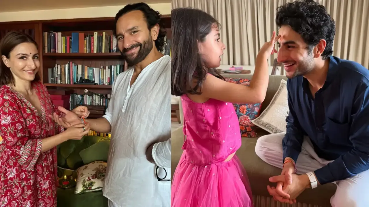 soha ali khan celebrate Rakhi festival