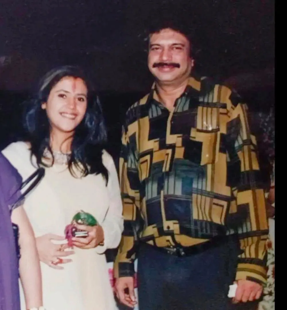 Ektaa R. Kapoor with sr journalist Chaitanya Padukone