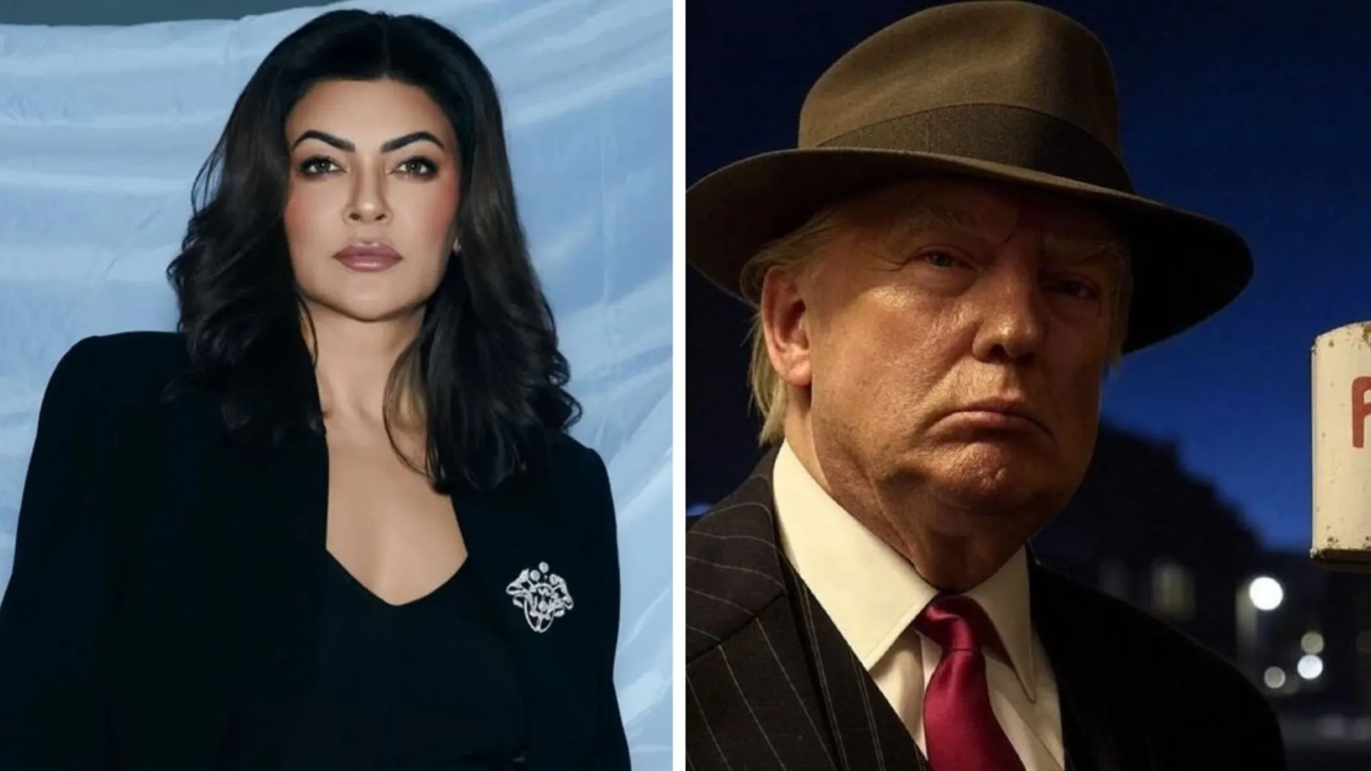 Sushmita Sen and Donald Trump