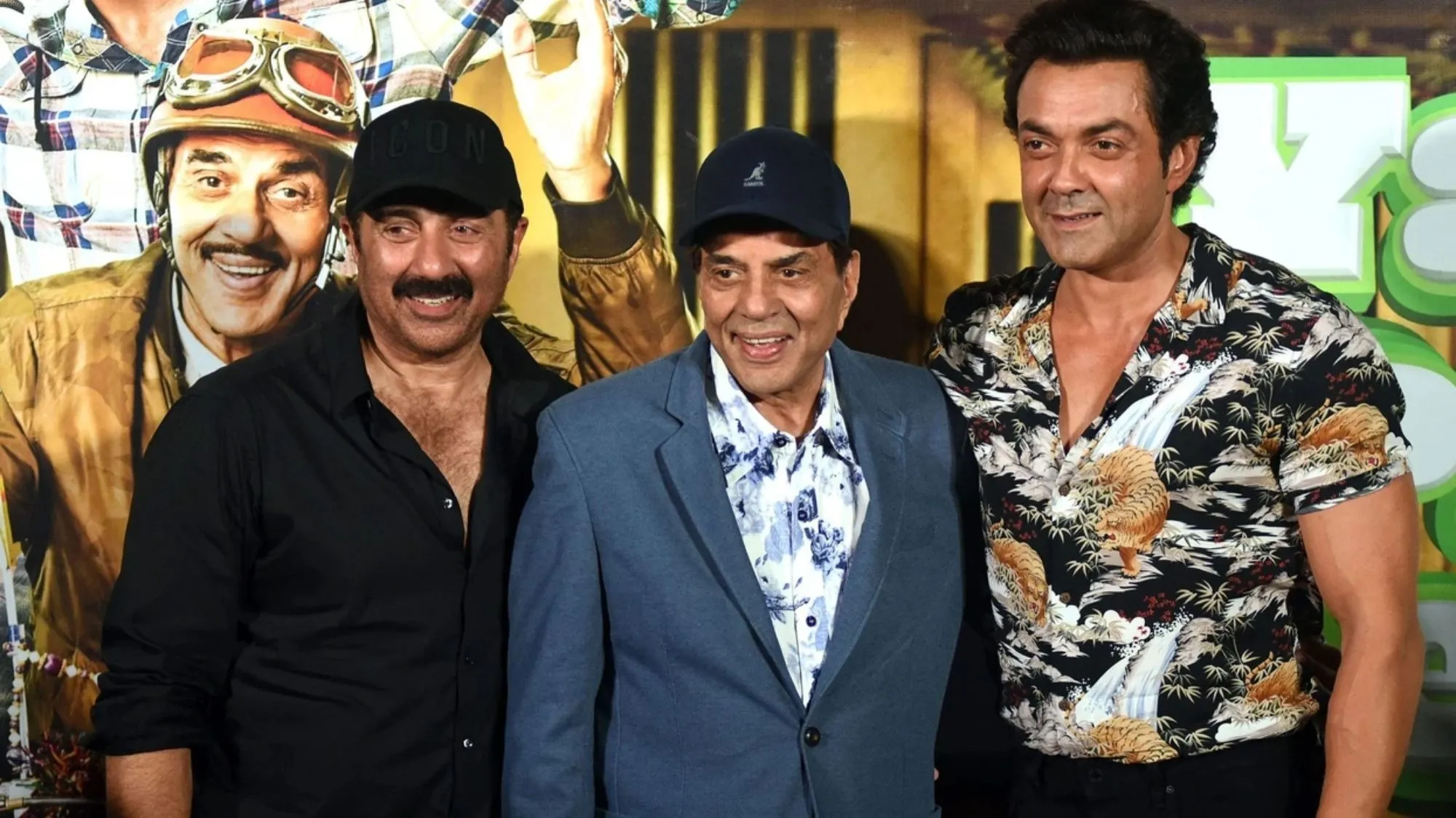 Dharmendra, Sunny Deol and Bobby Deol